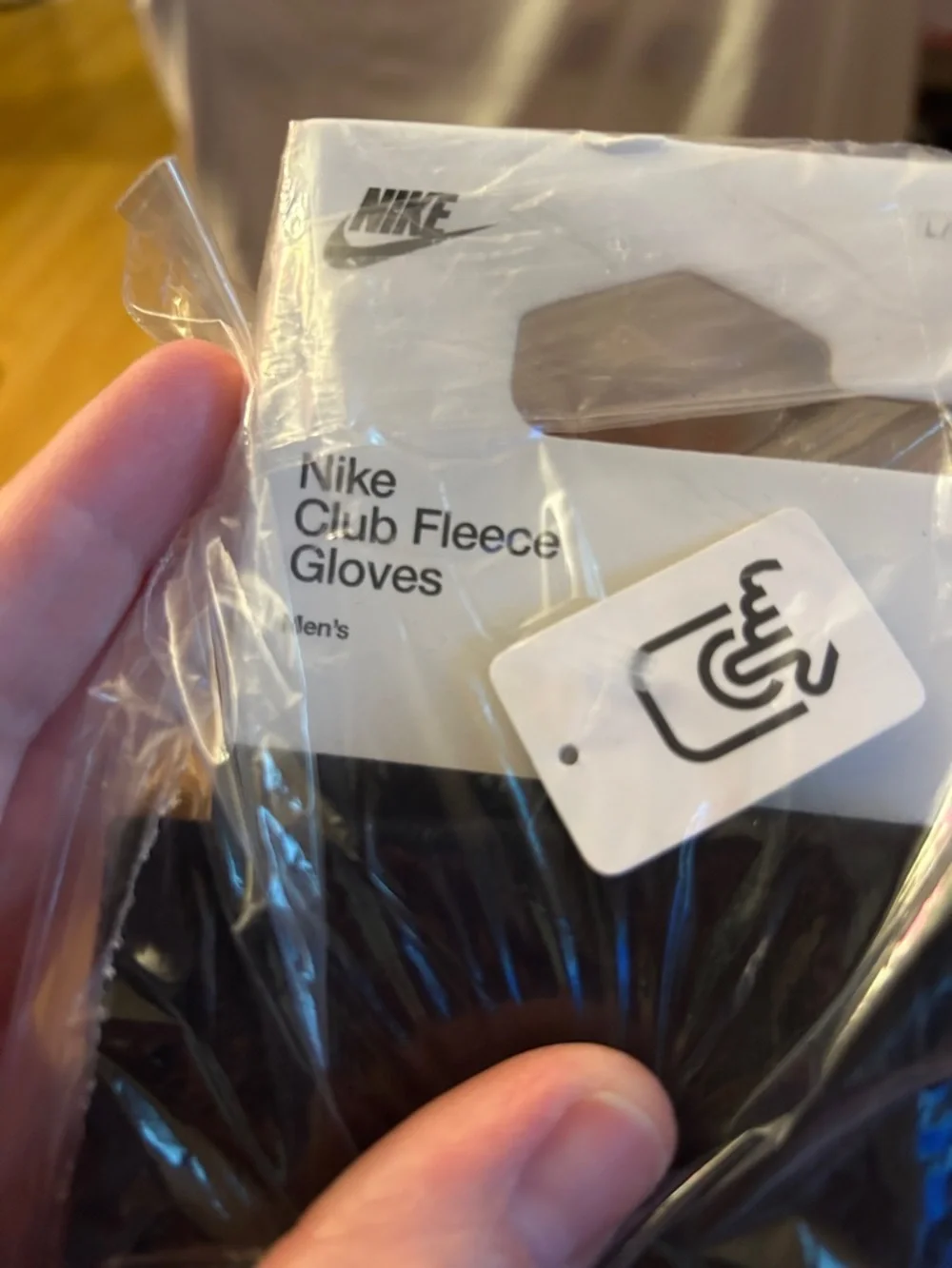 Nike Gray Fleece Gloves - Picture 5 of 10